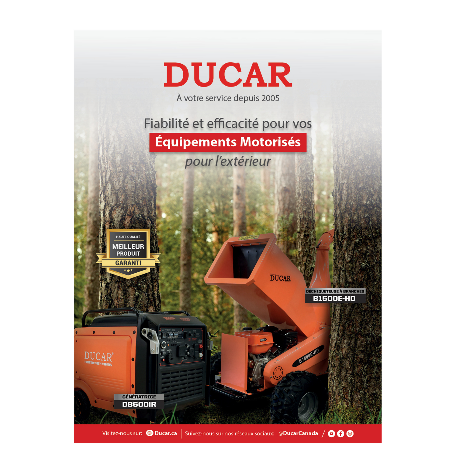 Équipements motorisés – Collection 2025