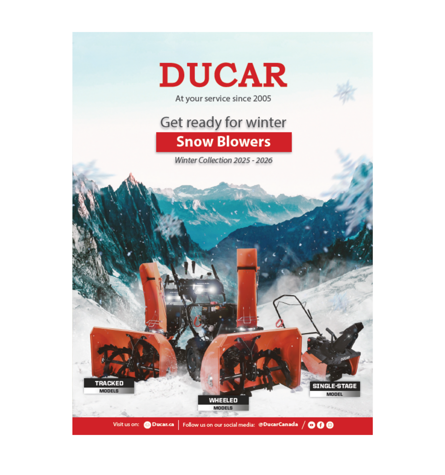 Snow blowers – 2025–2026 Collection