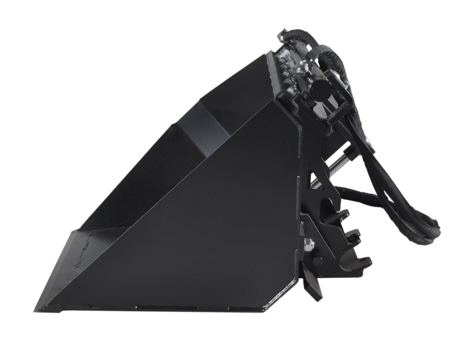 45" tilting bucket, 130L, for DUESOSKID-30 stand-on skid steer (Available December 2025)