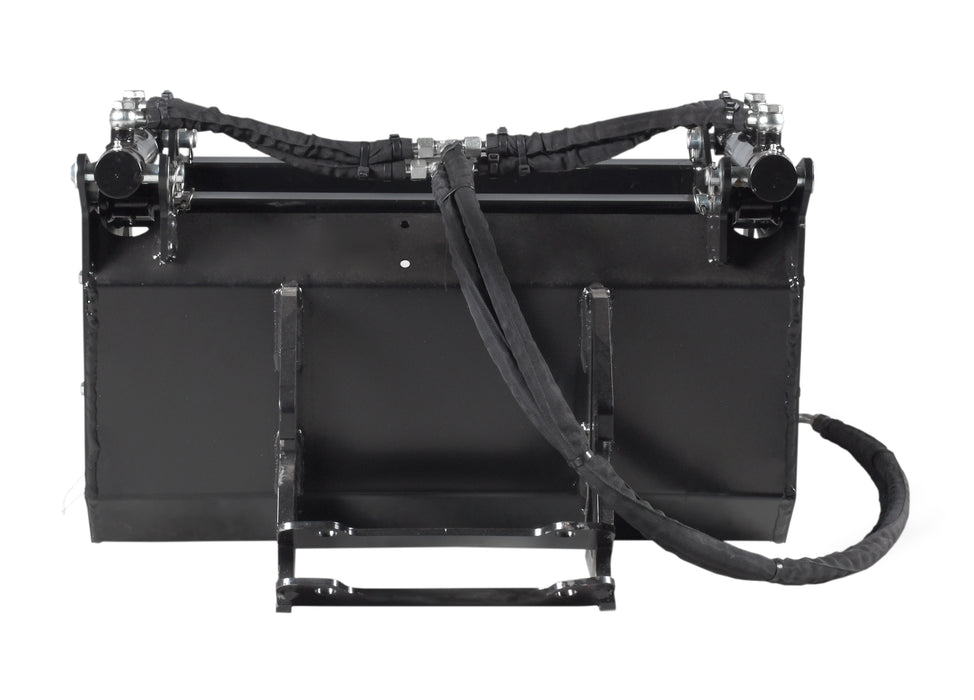 30" grapple bucket, with mounting plate, 80 L, for DUESOSKID-30 stand-on skid steer (Available December 2025)
