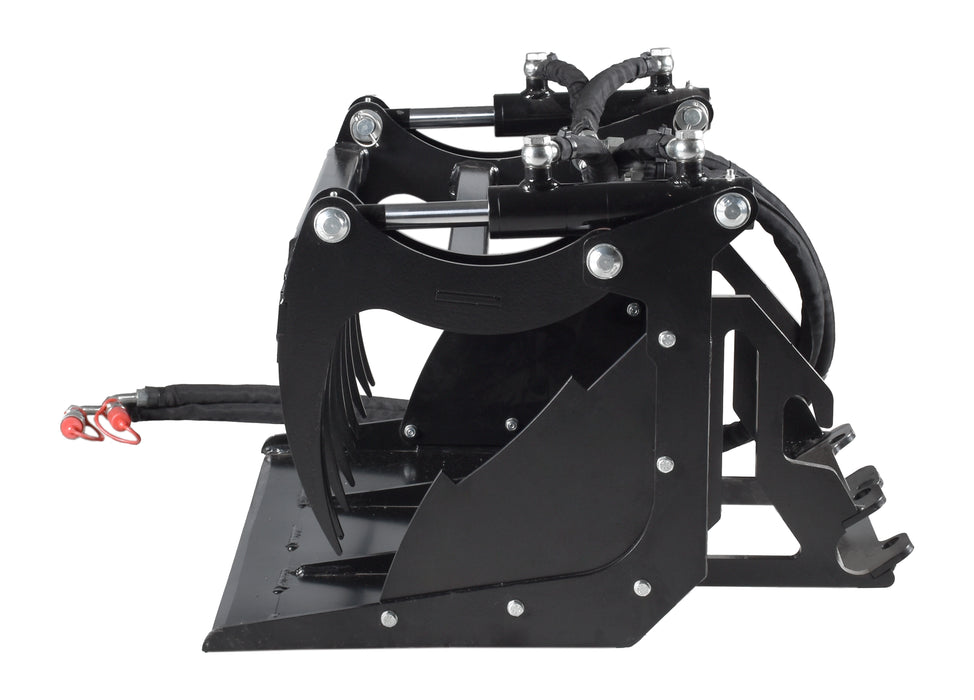 30" grapple bucket, with mounting plate, 80 L, for DUESOSKID-30 stand-on skid steer (Available December 2025)