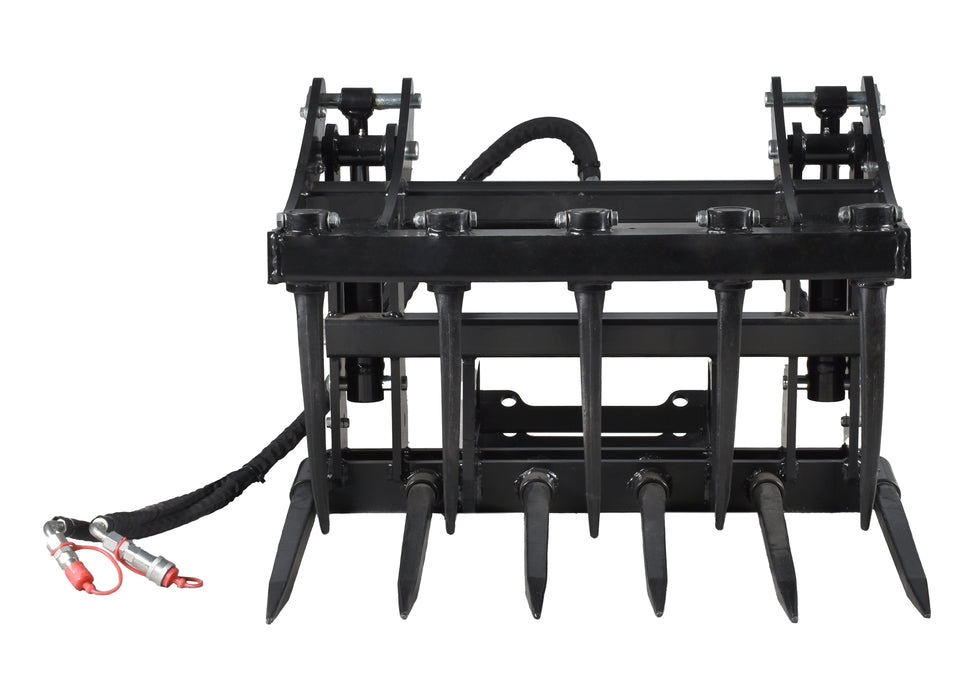 30" grapple bucket, with mounting plate, for DUESOSKID-30 stand-on skid steer (Available December 2025)