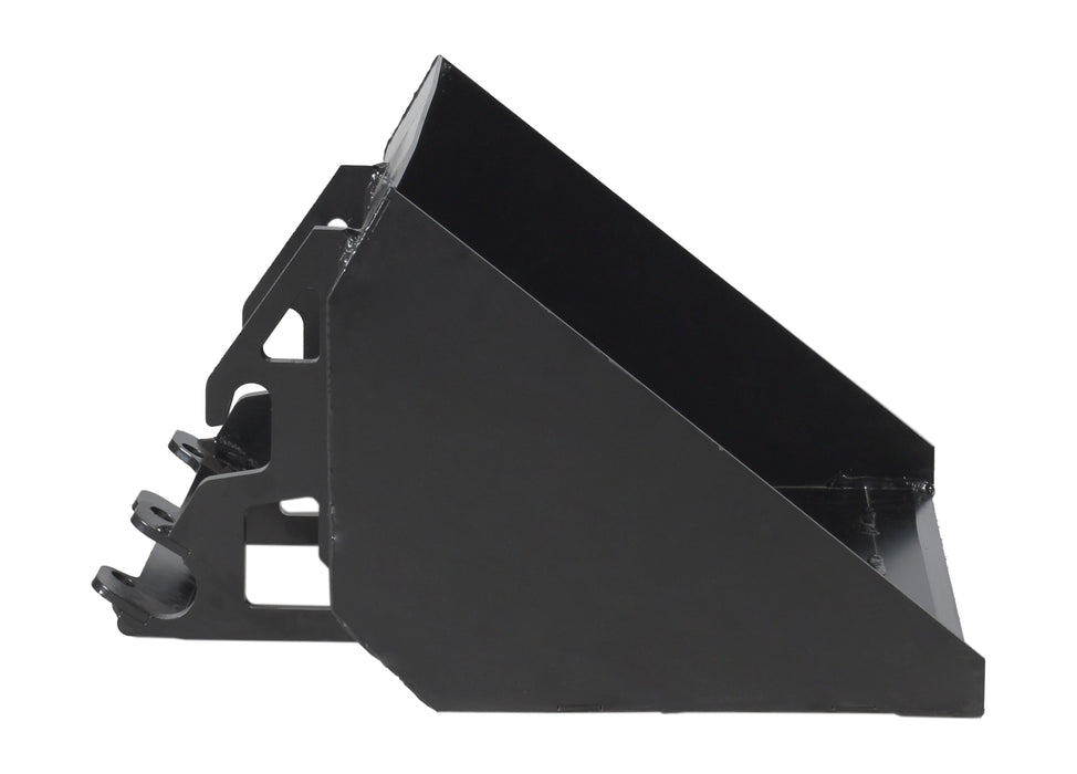 Godet 29" profil bas avec bord lisse, 80L, pour chargeur sur chenilles DUESOSKID-30 (Disponible décembre 2025)