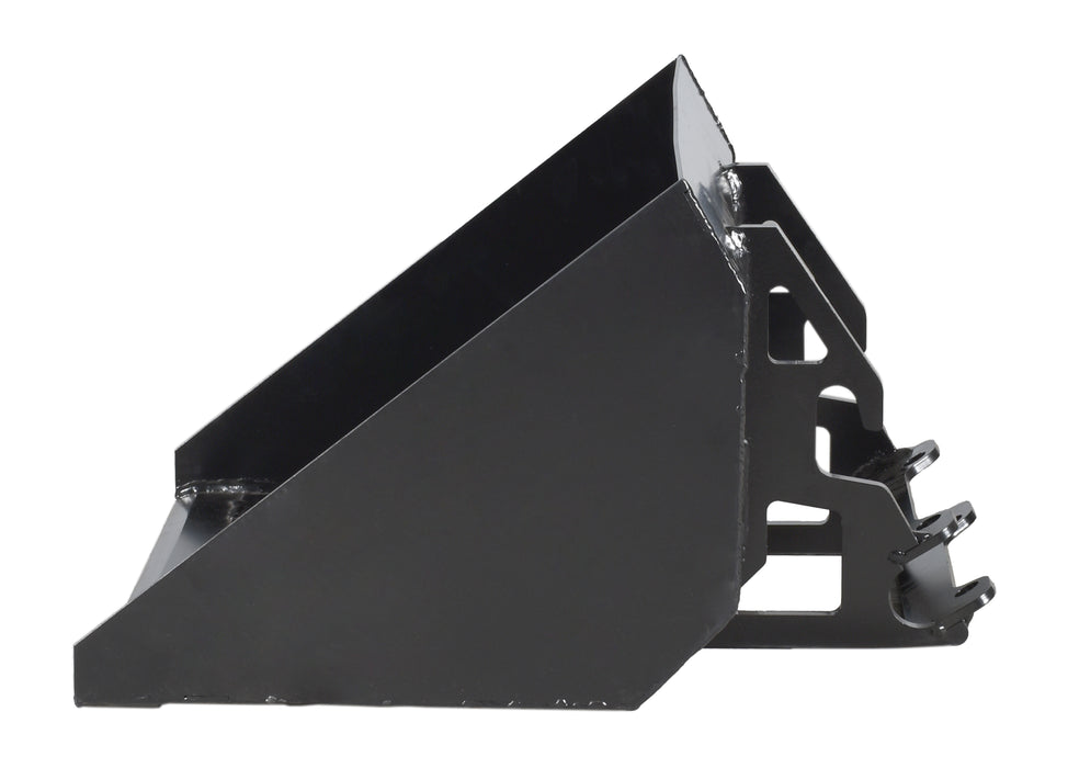 Godet 29" profil bas avec bord lisse, 80L, pour chargeur sur chenilles DUESOSKID-30 (Disponible décembre 2025)