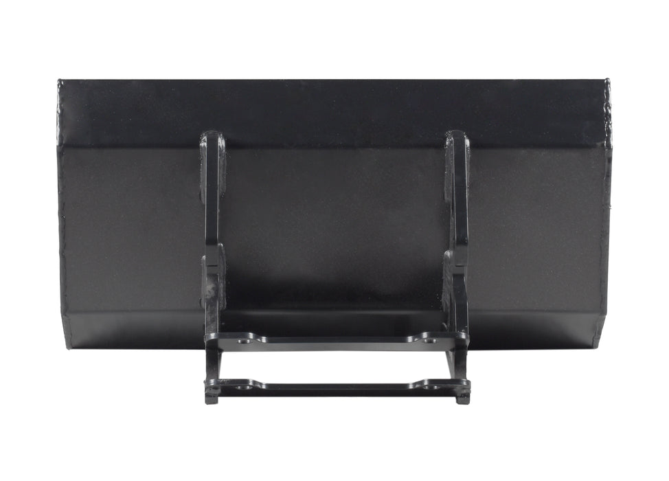 29" low-profile bucket with teeth, 80L, for DUESOSKID-30 stand-on skid steer (Available December 2025)