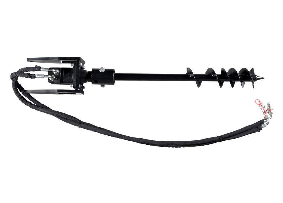 4" post hole digger with auger for DUESOSKID-30 stand-on skid steer (Available December 2025)