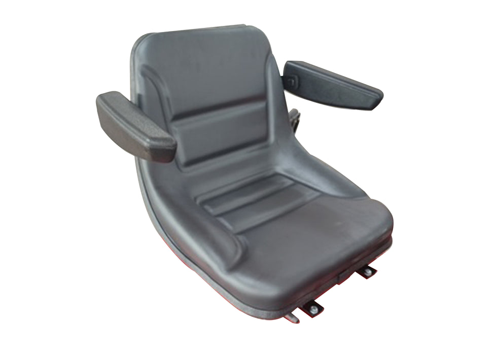 Adjustable seat with safety belt & arm rest