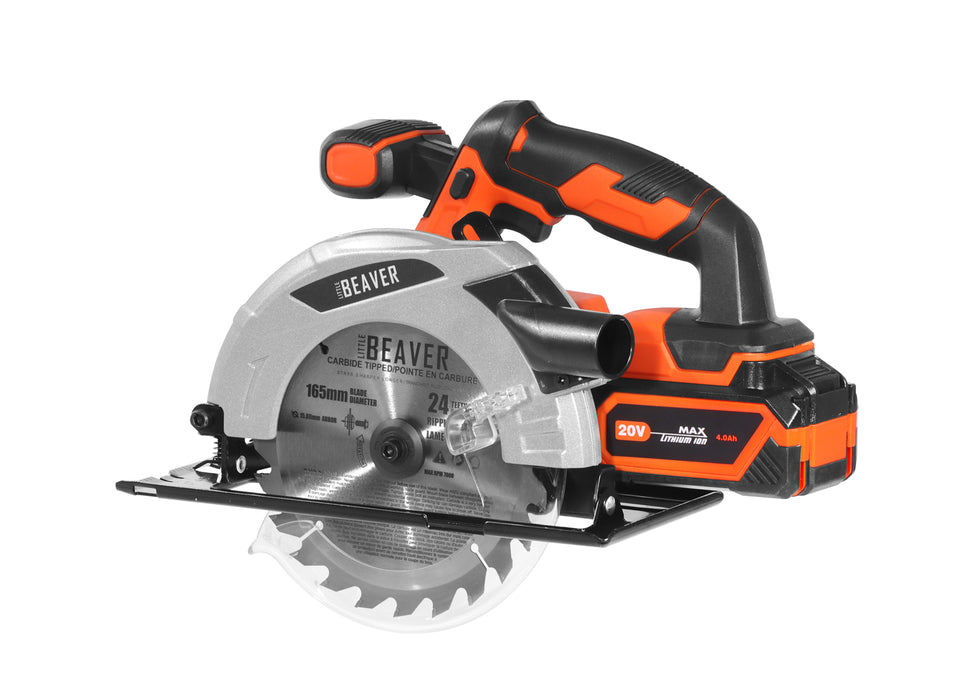 6 1/2" Circular Saw - 20V - 4Ah Battery