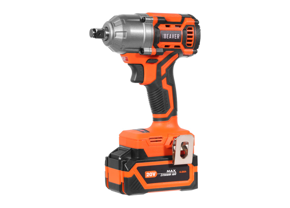 1/2" Impact Wrench - 20V - 4Ah Battery, Accessories & Bag