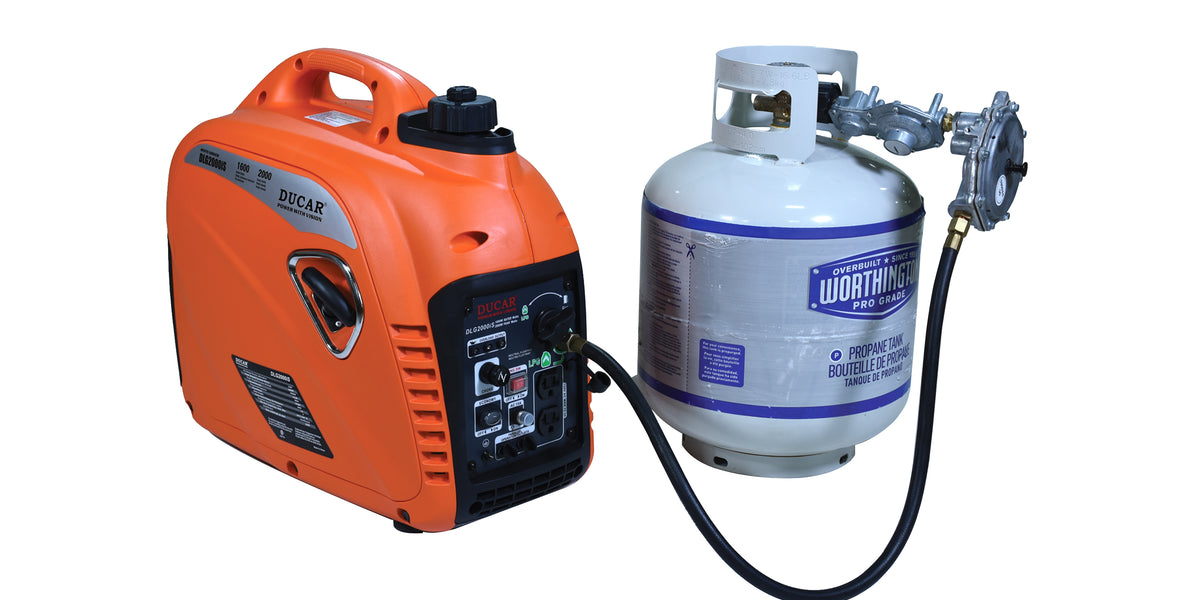 2000W Inverter generator, 3HP, dual fuel (LPG / gasoline) — Ducar