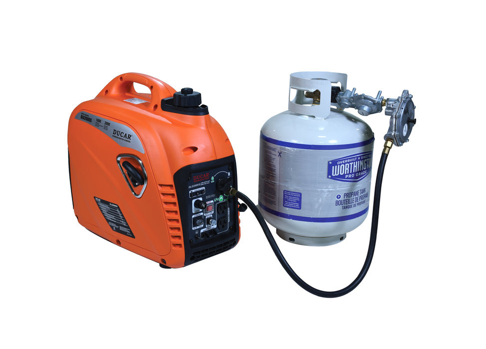 2000W Inverter generator (Dual fuel: LPG and Gas)