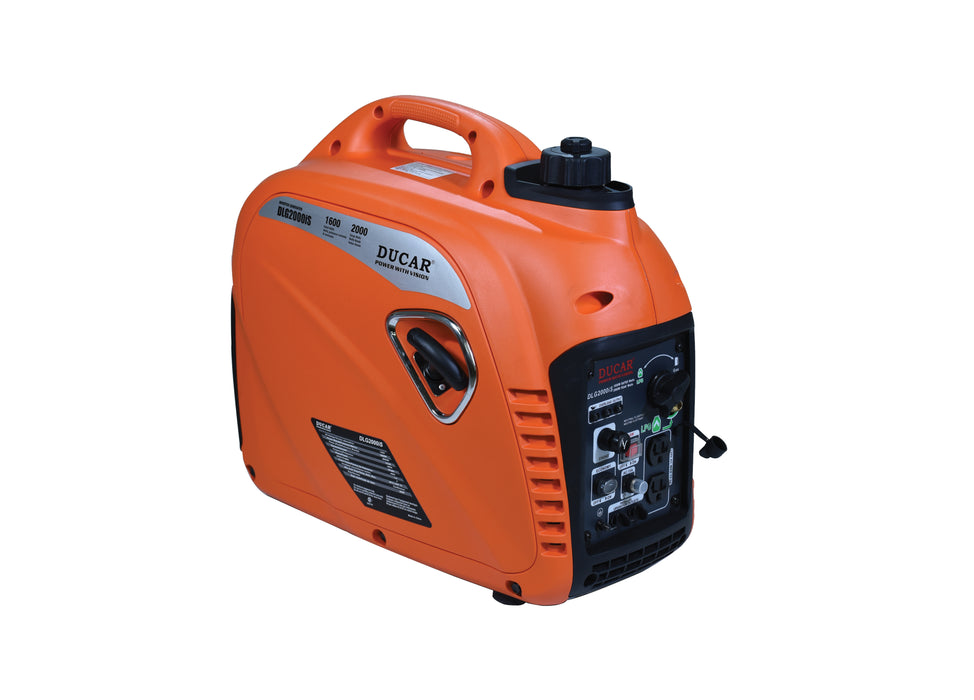 2000W Inverter generator (Dual fuel: LPG and Gas)