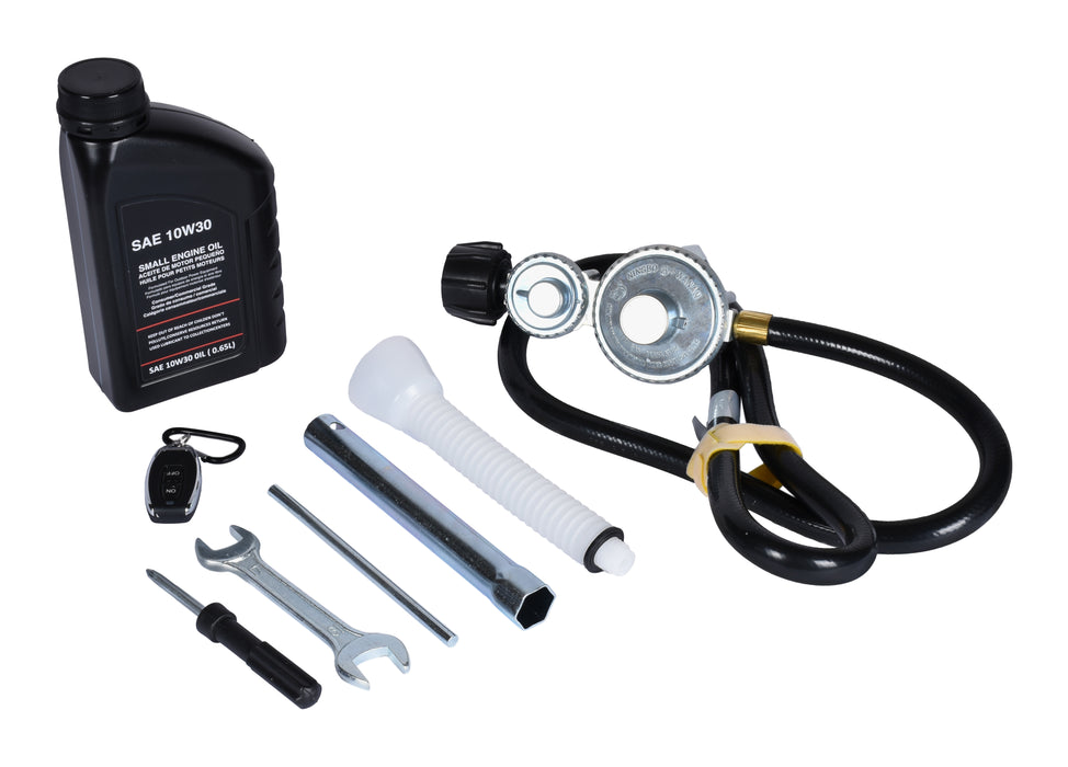 Génératrice à onduleur 7500W, démarreur à distance, bicarburant (propane / essence)