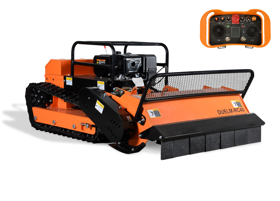 Tracked remote controlled lawnmower, 40"