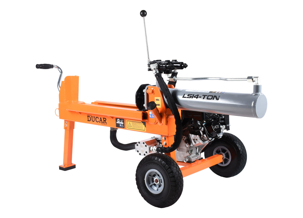 Log splitter 14 tons, gasoline, 7 HP