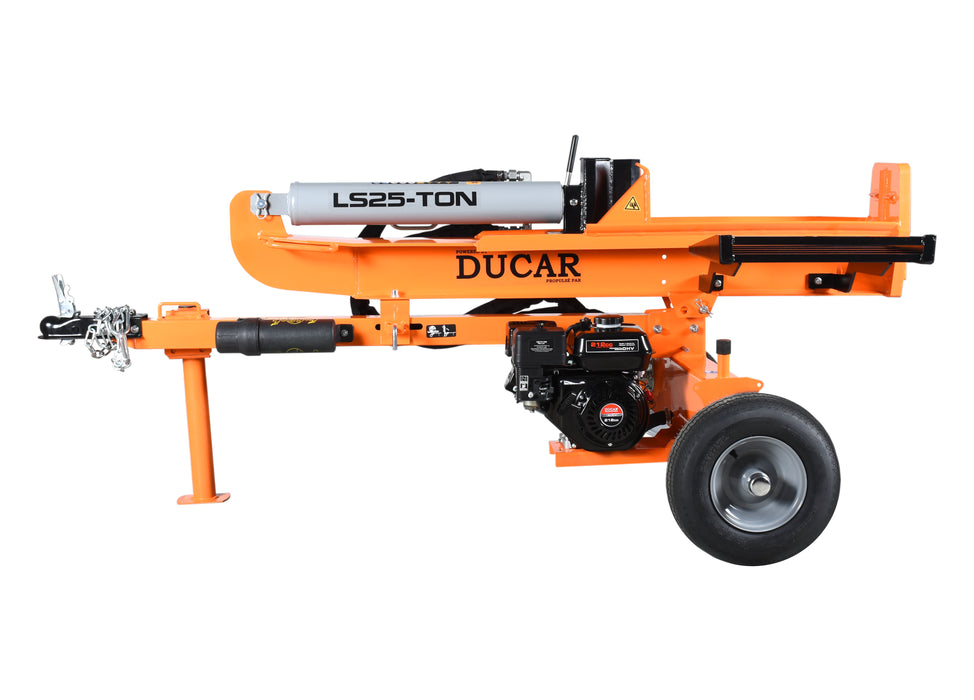 Log splitter 25 tons, gasoline, 7 HP