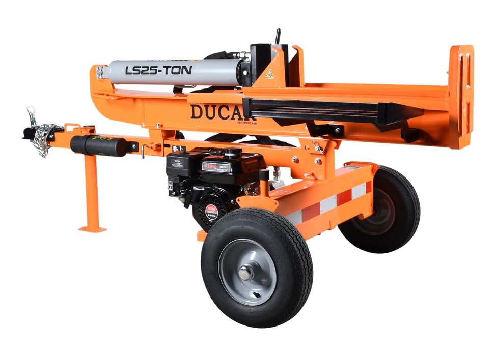 Log splitter 25 tons, gasoline, 7 HP