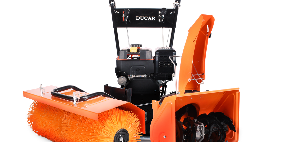 32″ Motorized brush and 22″ snow blower , 2 in 1, 212 cc