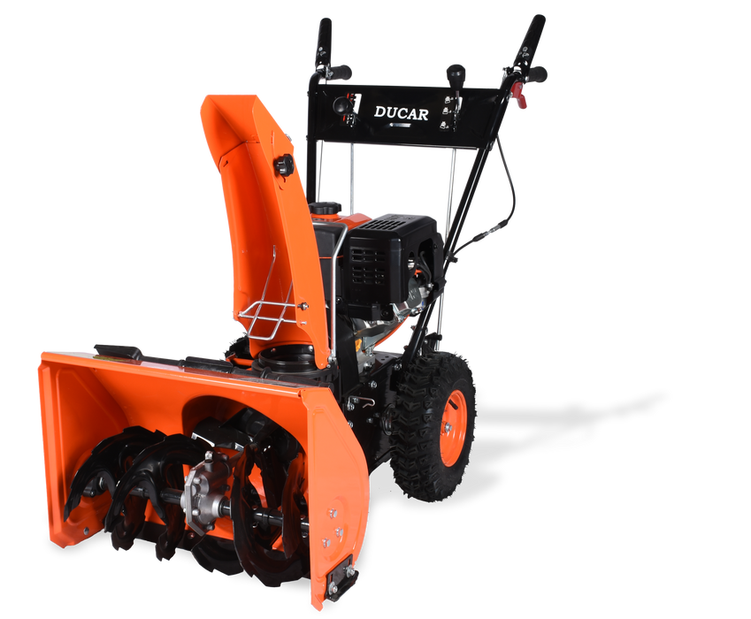 32″ Motorized brush and 22″ snow blower , 2 in 1, 212 cc