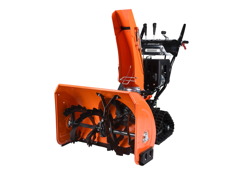 Souffleuse à neige, 30″, 302 cm³, chenilles, démarrage électrique et à rappel, poignées chauffantes, phare DEL (Disponible février 2026)