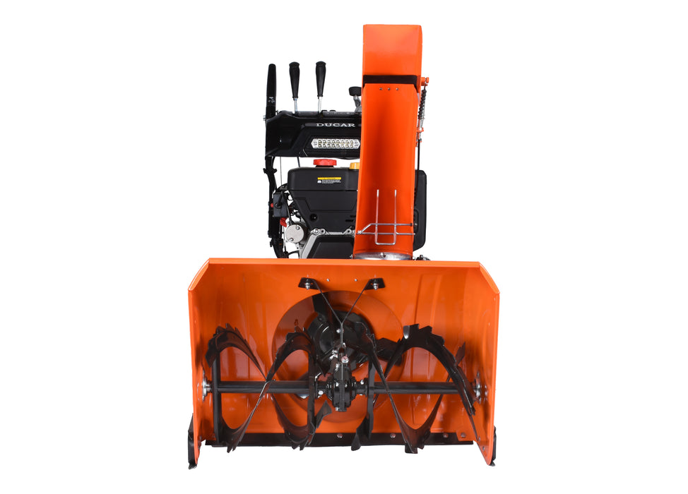 Souffleuse à neige, 30″, 302 cm³, chenilles, démarrage électrique et à rappel, poignées chauffantes, phare DEL (Disponible février 2026)