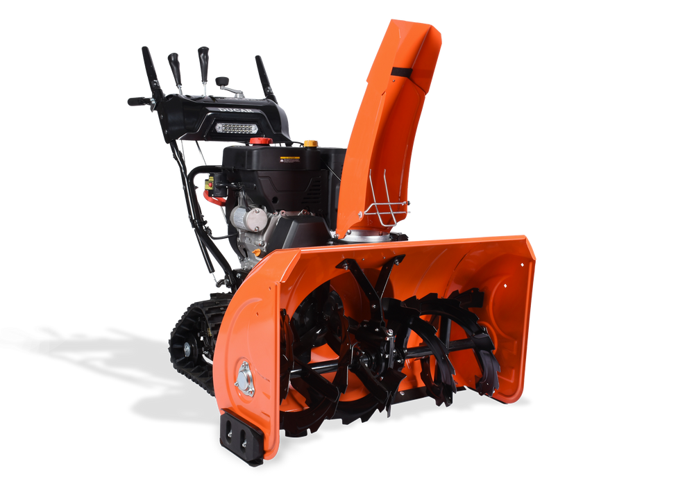 34" Snow Blower, 420 cc, tracks, electric start, heated handles, LED light