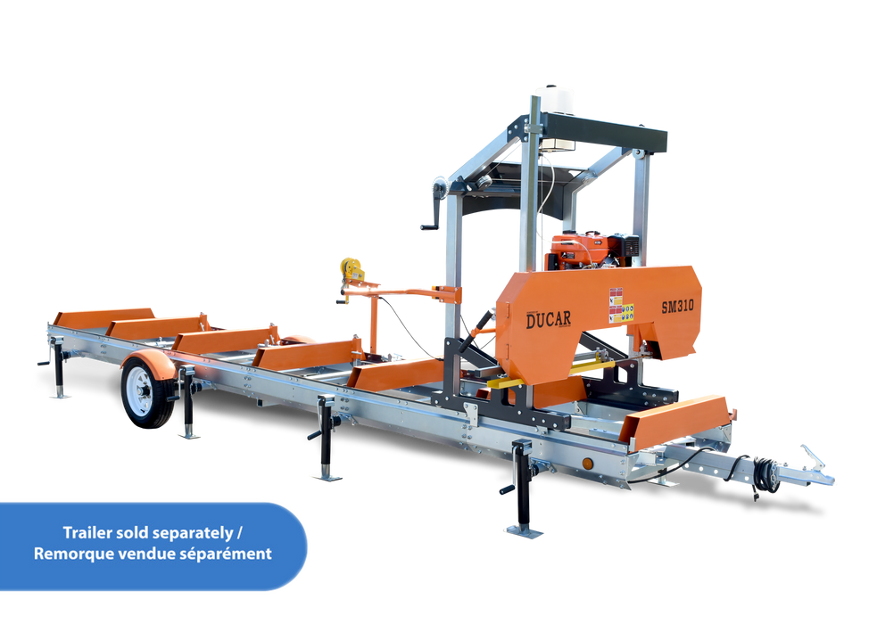 31″ Portable Sawmill, 15 HP, 420 cc