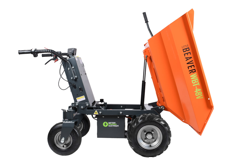Electric Powered Wheelbarrow, 1105 lb capacity