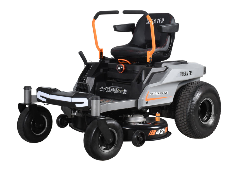 Tondeuse Zero-Turn Électrique 42 po, batterie 72V-60Ah