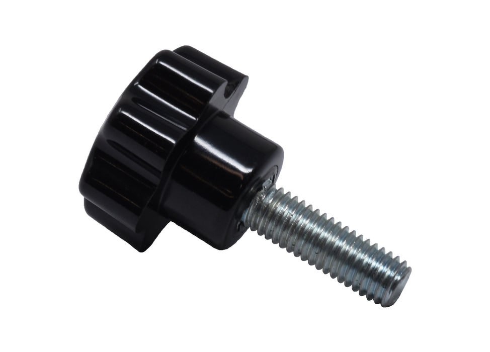 Threaded plastic knob