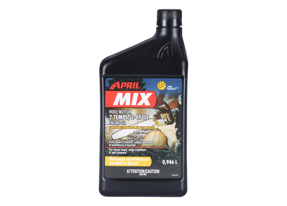 Huile à moteur 2 temps, mélange synthétique - 1 bouteille de 946 ML